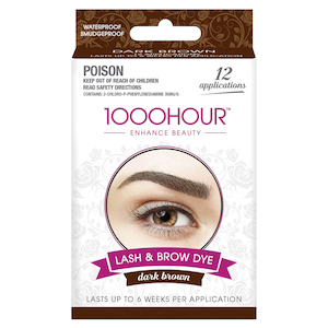 1000 Hour Eyelash and Brow Dye Kit Dark Brown