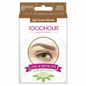 1000 Hour Plant Based Eyelash and Brow Dye Kit Bru...