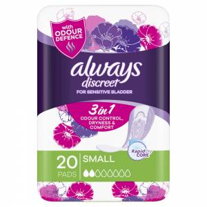Always Discreet Small Pad 20 Pack