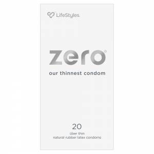 Ansell Lifestyles Condoms Zero 20 Pack