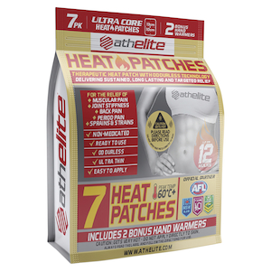 ATHELITE Heat Patches Regular 7 Pk