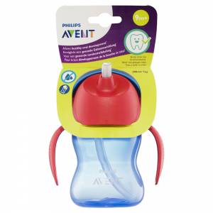 Avent Dinosaur Straw Cup 200ml Mixed