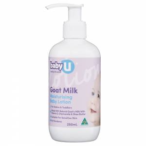Baby U Goat Milk Body Moisturiser 250ml