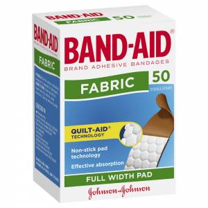Band-Aid Brand Adhesive Bandages Fabric 50