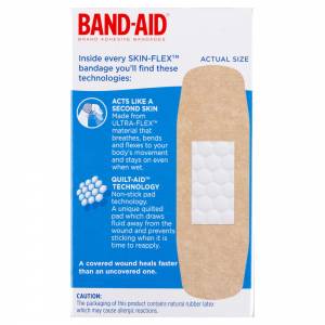 Band-Aid Brand SkinFlex Strips Regular 20