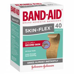 Band-Aid Brand SkinFlex Strips Regular 40