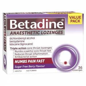 Betadine Anaesthetic Berry 36