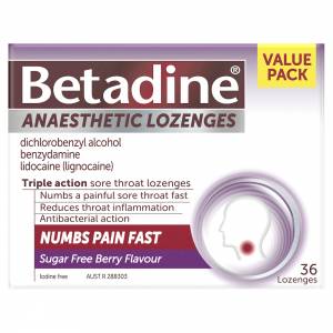 Betadine Anaesthetic Berry 36