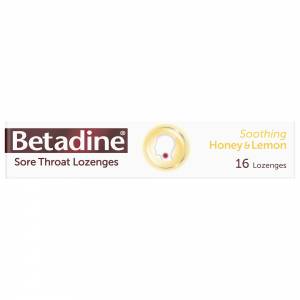 Betadine Lozenges Honey & Lemon 16