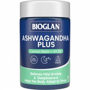 Bioglan Ashwagandha Plus 60 Capsules
