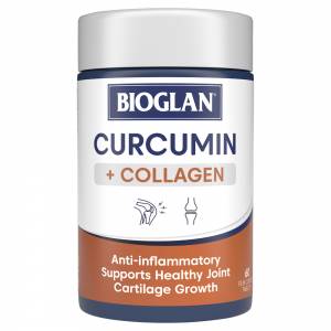 Bioglan Curcumin Plus Collagen for Joints 600mg 50 Tablets