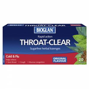 Bioglan Original Throat Clear 20 Lozenges