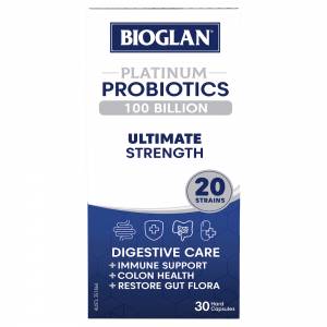 Bioglan Platinum Probiotics 100 Billion Ultimate Strength 30 Capsules