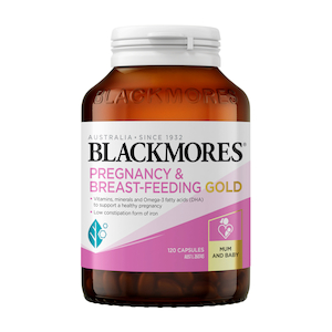 Blackmores Pregnancy + Breastfeeding Gold 120 Capsules