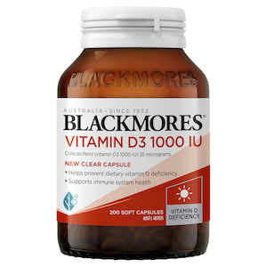 Blackmores Vitamin D3 1000IU 200 Tablets