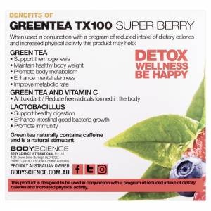 Body Science BSC Green Tea TX100 Super Berry 3g X 60