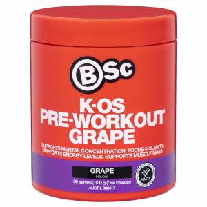 Body Science BSC K-OS Pre Workout Grape 