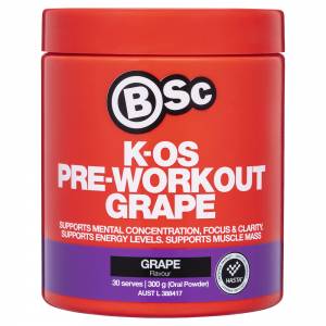 Body Science BSC K-OS Pre Workout Grape
