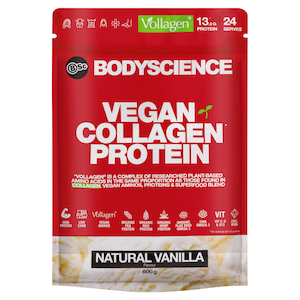 Body Science BSC Vegan Collagen Protein Vanilla 600g
