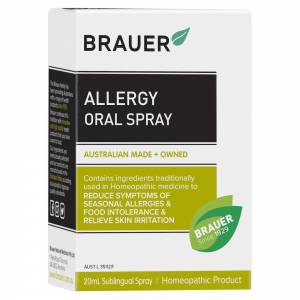 Brauer Allergy Relief Oral Spray 20ml
