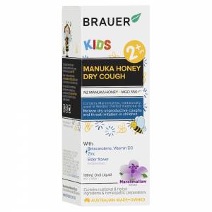 Brauer Kids Manuka Honey Dry Cough 100ml