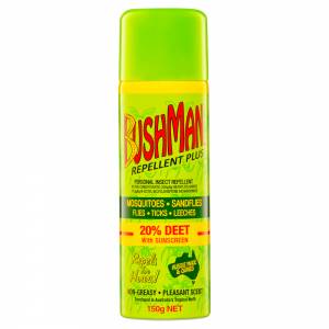 Bushman Plus Insect Repellent + Sunscreen Aero 150...