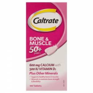 Caltrate Bone & Muscle 50+ Tablets 100