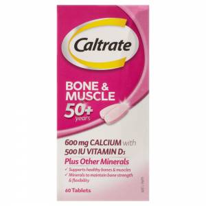 Caltrate Bone & Muscle 50 + Tablets 60