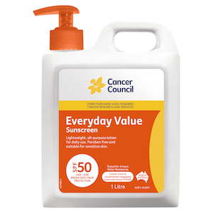 Cancer Council Everyday Sunscreen SPF 50 1 Litre