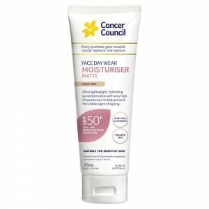 Cancer Council Face Day Wear Matte Light Tint 50+ 75ml