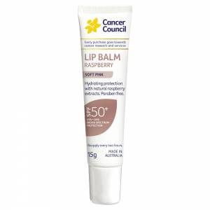 Cancer Council Lip Balm SPF 50+ Raspberry 15g