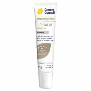 Cancer Council Lip Balm Vanilla 50+ 15g