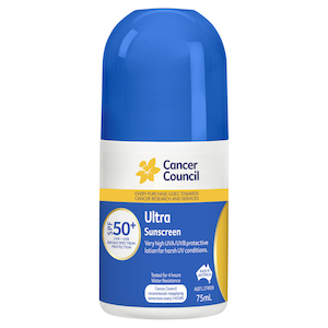 Cancer Council Roll On Ultra 50+ 75ml