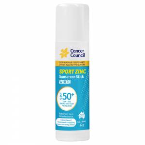 Cancer Council Sport Zinc Stick White SPF50+ 12g