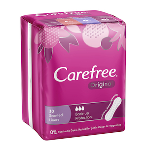 Carefree Shower Fresh Liners Folded & Wrapped ...