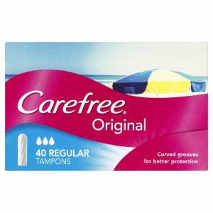 Carefree Tampons Regular 40