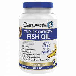 Caruso's Triple Strength Fish Oil Capsules 150