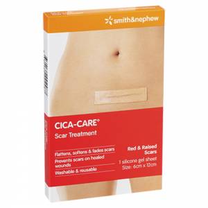 Cica-Care Scar Treatment Gel Sheet 6cm x 12cm 1 Only