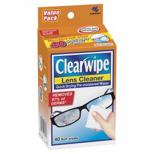 Clear Wipes Lens Cleaner 40