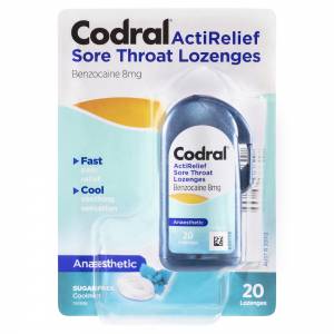 Codral ActiRelief Sore Throat Lozenges With Anaest...