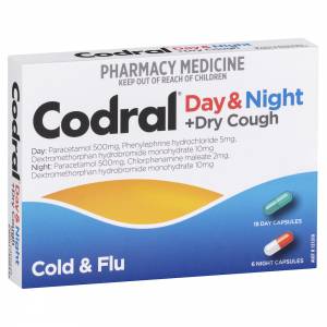Codral PE Cold & Flu + Cough Day & Night Capsules 24