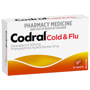 Codral PE Cold & Flu Tablets 24 (Codeine-Free)