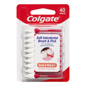 Colgate Interdental Brush & Pick 40 Pack