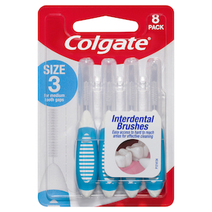 Colgate Interdental Brushes Size 3 8 Pack