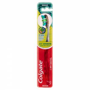 Colgate Toothbrush 360 Advanced Medium 1 Pack