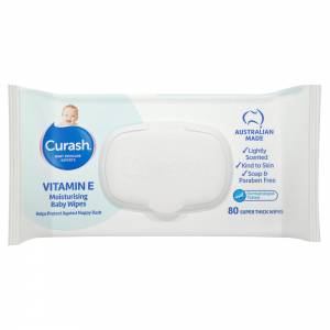 Curash Babycare Vitamin E Wipes 80