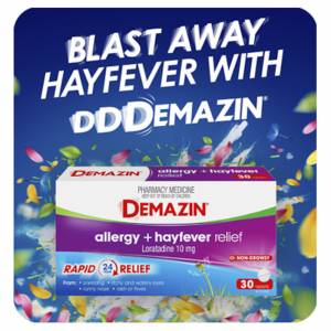 Demazin Allergy + Hayfever 30 Tablets