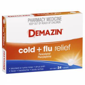 Demazin PE Cold & Flu Relief Tablets 24