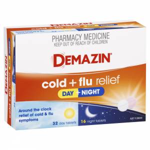Demazin PE Day & Night Cold & Flu Relief T...