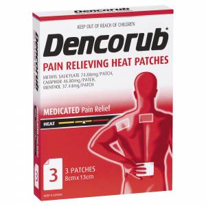 Dencorub Self Adhesive Pain Relieving Patches 3 Pa...